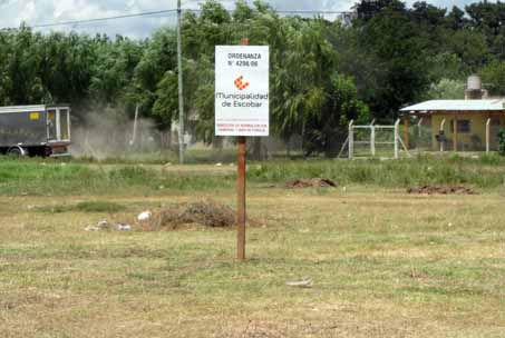 Veinte familias intentaron ocupar terrenos fiscales en Garín