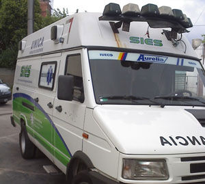 Ambulancia nueva para el hospital Erill