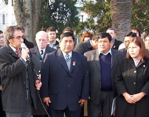 Festejos por el 185º aniversario de la independencia boliviana