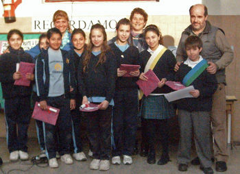 Un alumno del Santa María ganó el concurso literario del Club de Leones