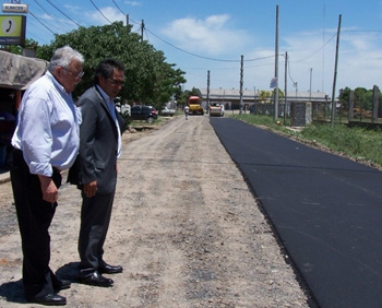 Dejan a punto el barrio Lambertuchi para la visita de Evo Morales