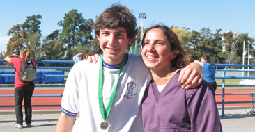 Con apenas 12 años, Tobías Volker compitió en Italia y regresó a Loma Verde con dos medallas