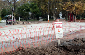 Reparan en Maschwitz un problemático tramo de la avenida Villanueva