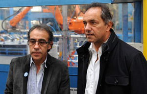 Sorpresiva visita del gobernador Daniel Scioli a Escobar