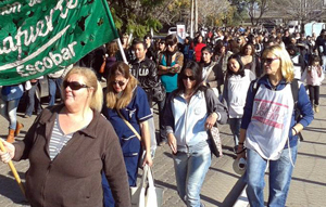 Malestar docente: Scioli les descontó los días de paro
