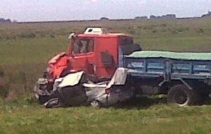 Un matrimonio escobarense falleció en un accidente de tránsito sobre la ruta 3
