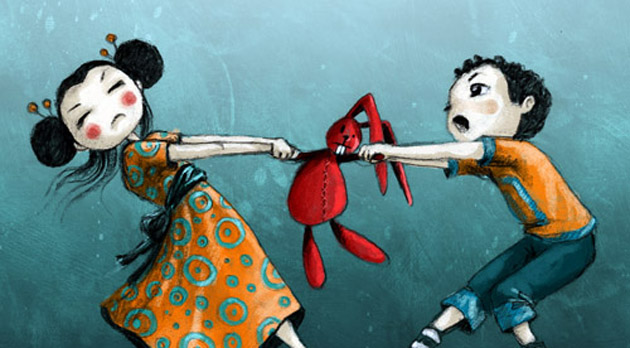 Los nenes con los nenes, las nenas con las nenas