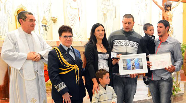 Bautizaron en Maschwitz a un nuevo ahijado de la Presidenta de la Nación