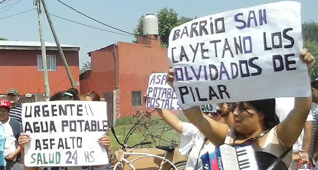 Vecina pide que un barrio de Pilar sea integrado al partido de Escobar