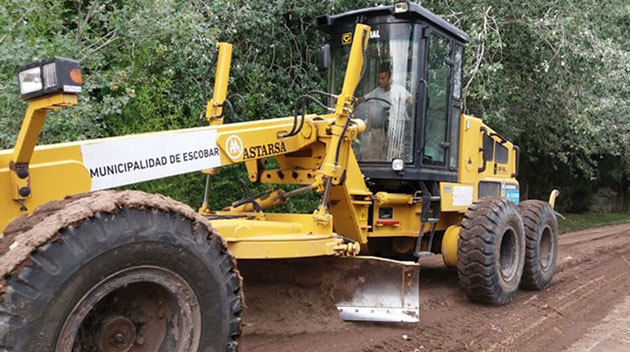 El Municipio realiza trabajos en calles de Loma Verde y Matheu