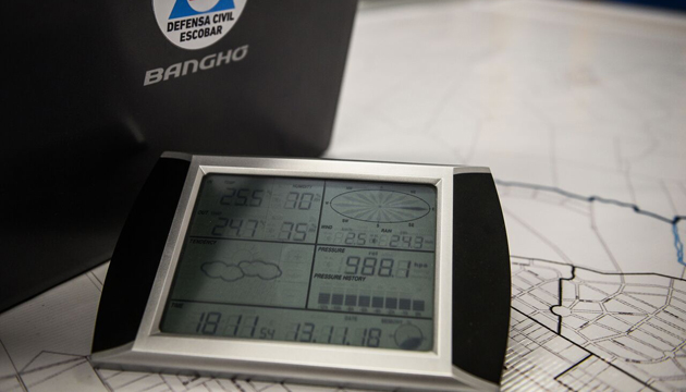 Para prever las tormentas, el Municipio adquirió una estación meteorológica móvil