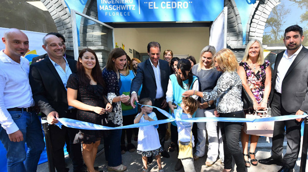 Ariel Sujarchuk inauguró en Maschwitz el cuarto Jardín de Infantes Municipal
