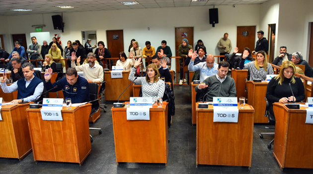 Concejales de Sujarchuk y de Sergio Massa formaron el interbloque Frente de Todos