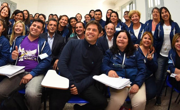 Kicillof  encabezó un acto en Maschwitz junto a Massa, Insaurralde y Sujarchuk