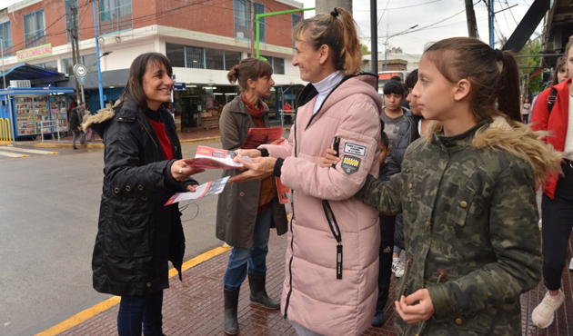 La candidata a vicepresidenta del Frente de Izquierda visitó Escobar