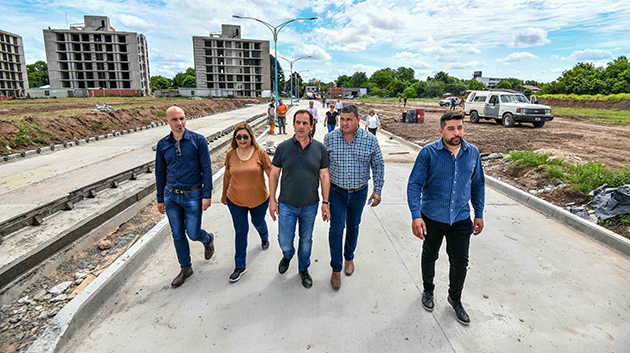 El Intendente supervisó los avances en la construcción del colegio preuniversitario