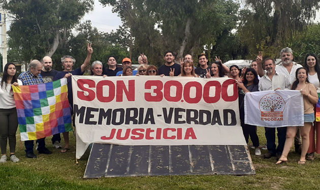 Homenaje a cuatro militantes escobarenses desaparecidos en la última dictadura