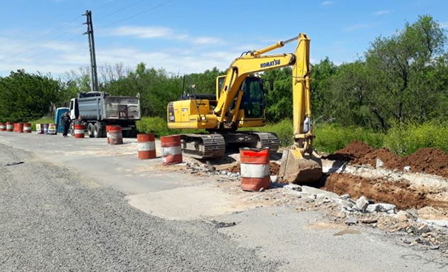 Reparan tramos críticos de la ruta provincial 25 a lo largo de once kilómetros