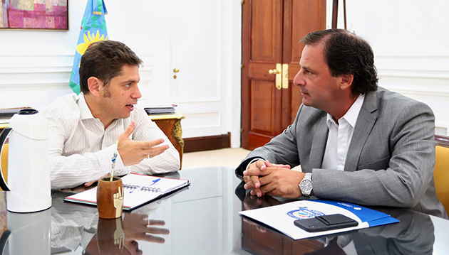 Axel Kicillof recibió a Ariel Sujarchuk para ir planificando políticas y obras