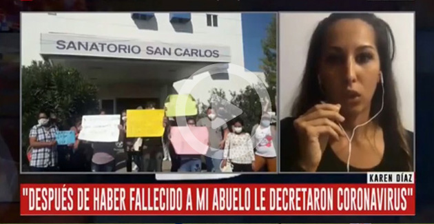 Grave denuncia de la nieta de un paciente que murió en el sanatorio San Carlos