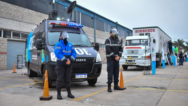 Empezó a funcionar una base operativa municipal en el barrio Lambertuchi
