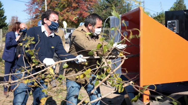 Sujarchuk inauguró en Loma Verde un Centro de Reciclado y Compostaje