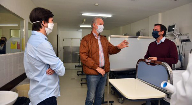 Hospital Kirchner: Ministro de Salud elogió el “coraje” y “compromiso” de Sujarchuk