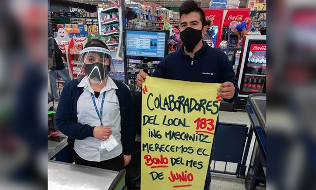 Conflicto en el Carrefour de Maschwitz: reclaman el pago de un bono de $5.000