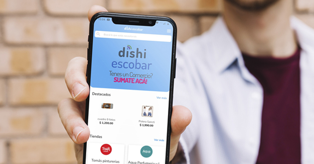 Llegó Dishi Escobar, la app que promete digitalizar a todo el comercio local