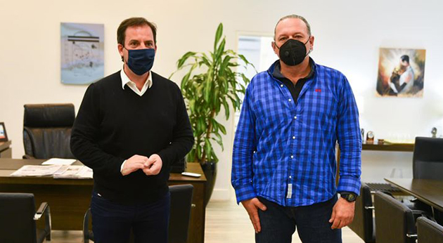Sergio Berni se reunió con Ariel Sujarchuk y prometió más refuerzos policiales