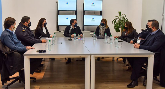 Sujarchuk se reunió con los fiscales y el jefe de Policía por la inseguridad