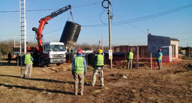 Se reactivó la construcción del plan de 274 viviendas sociales en Maquinista Savio