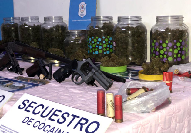 Golpe al narcomenudeo: 9 allanamientos, 6 detenidos y 11 kilos de droga incautada