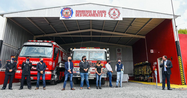 Bomberos de Garín inauguró un destacamento en el parque industrial