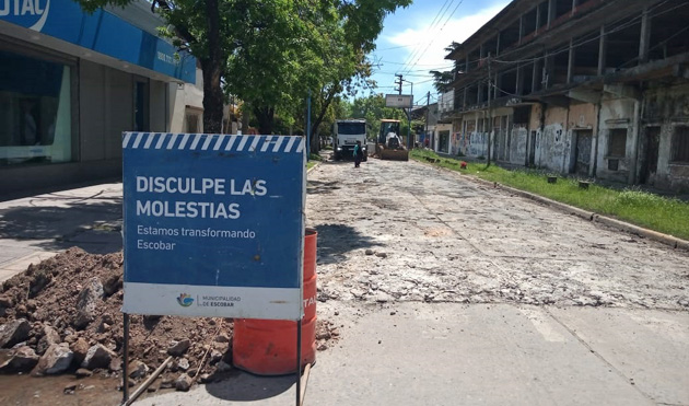 La calle Sarmiento al 600 permanecerá cerrada un mes por trabajos de bacheo