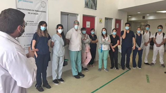 Siete jóvenes profesionales iniciaron su residencia en el hospital de Escobar