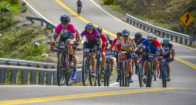 El escobarense Gabriel Raff ganó la carrera de 110k del Gran Fondo Siete Lagos