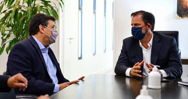 El ministro de Trabajo de la Nación se reunió en Escobar con Ariel Sujarchuk