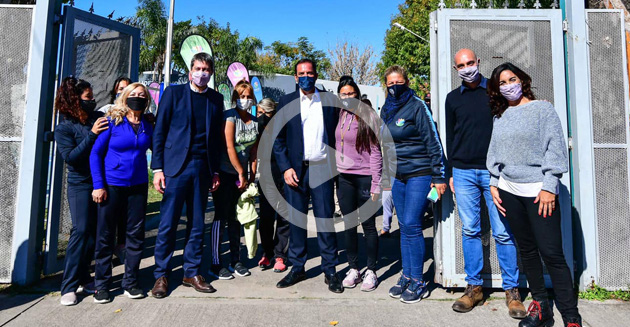 Matías Lammens inauguró la ampliación del polideportivo del barrio Doña Justa