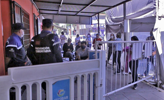 El Hospital Erill traslada su centro de hisopado al Club Independiente