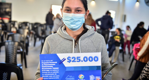 Doscientas familias de Garín recibieron subsidios para mejoras habitacionales