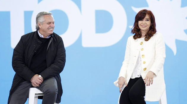 Alberto y Cristina presentaron a los candidatos del Frente de Todos en Garín