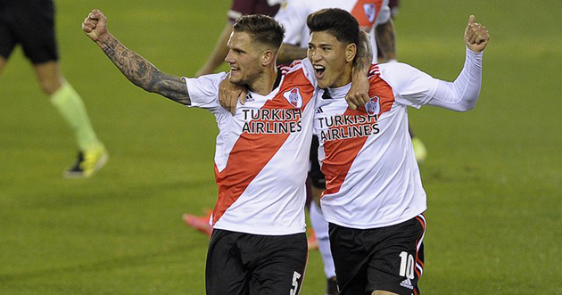 De casi irse, a ser figura: Bruno Zuculini metió un gol en la victoria de River