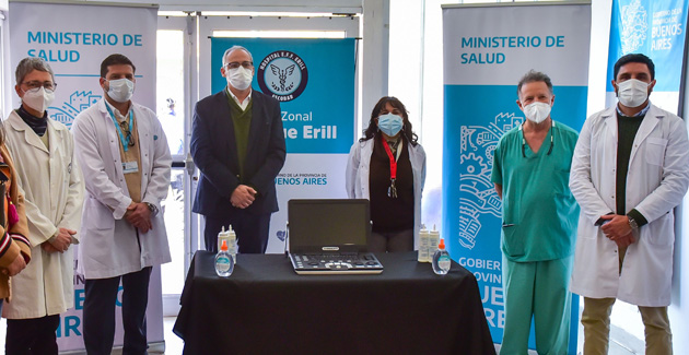 El hospital Erill recibió un nuevo ecógrafo para el programa Primeros 1.000 Días