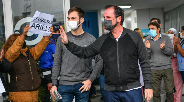 Después de once días, Sujarchuk fue dado de alta en el hospital Kirchner