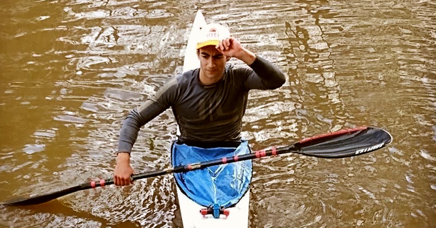 Un joven escobarense representará al país en el Mundial de Canotaje