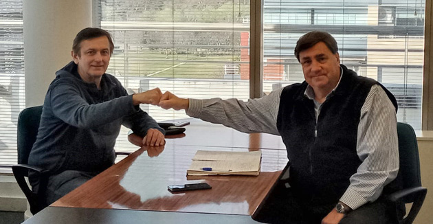 Ricardo Choffi se reunió con el precandidato a senador provincial Roberto Terrile