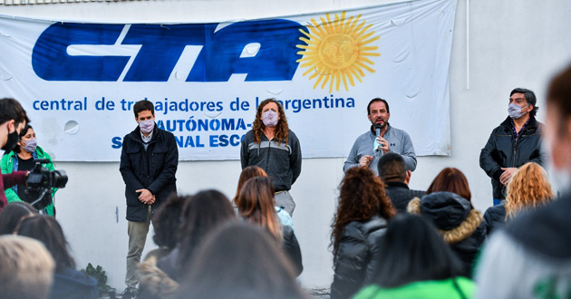 Fuerte apoyo sindical a la lista del Frente de Todos en Escobar
