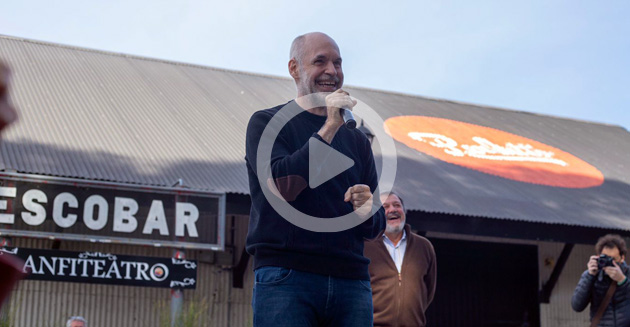 Rodríguez Larreta en Escobar: “Nuestro verdadero adversario es el kirchnerismo”