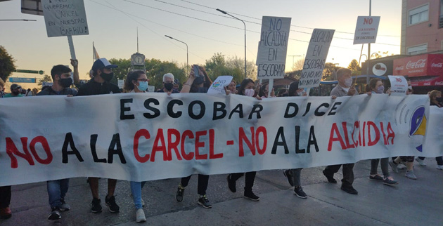 Nueva protesta contra la construcción de una alcaidía departamental en Escobar